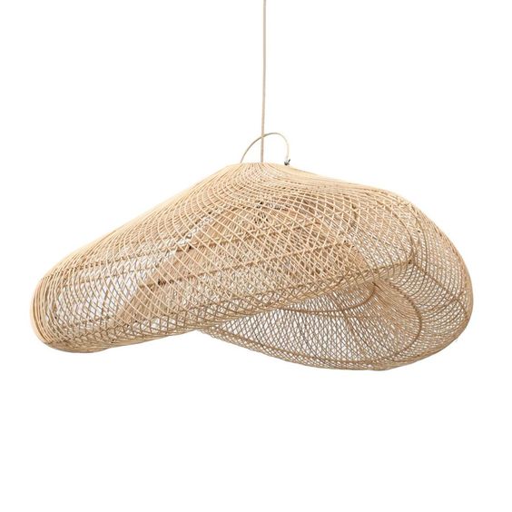 XL Handcrafted Rattan Lamp - Cloud | Natural | 120 cm