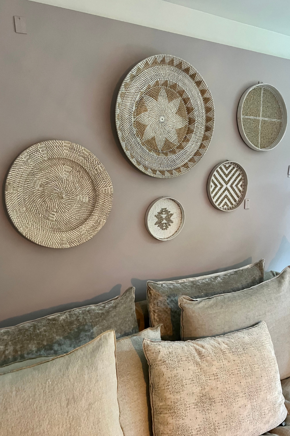 Rotan XL Muiur mand  muur bord 60 cm