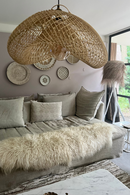 XL Handcrafted Rattan Lamp - Cloud | Natural | 120 cm