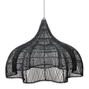 Flower Rattan Hanging Lamp (80 cm) - Natural Boho Lighting | Mandala Stencil
