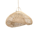 Cloud Lamp Rattan Organic Shape | Mandala Stencil