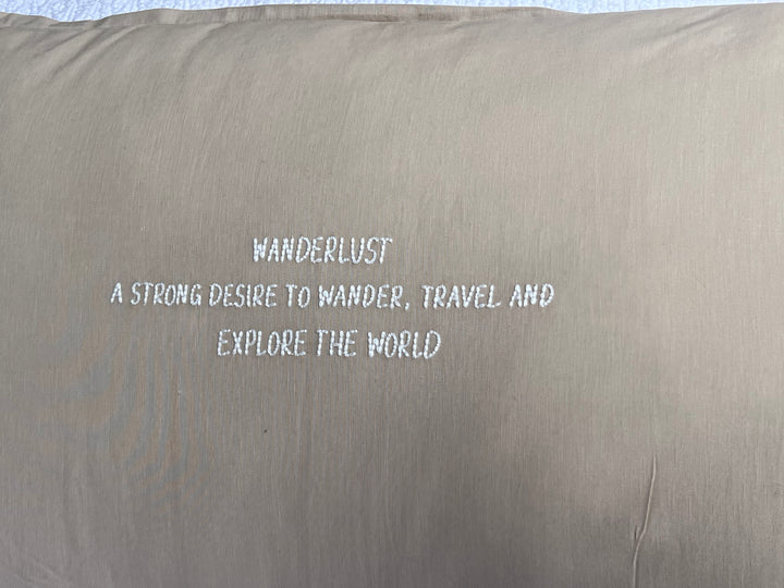 Linnen Pillow + Filling | Wanderlust | Natural