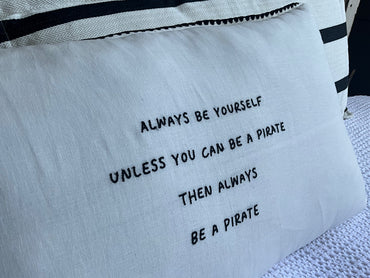 Linnen Pillow + Filling | Always Be Yourself