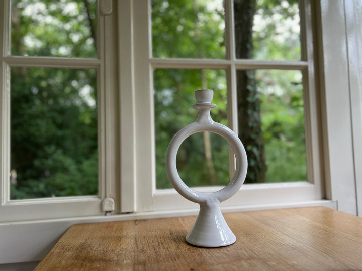 Organic Shaped Vase | White