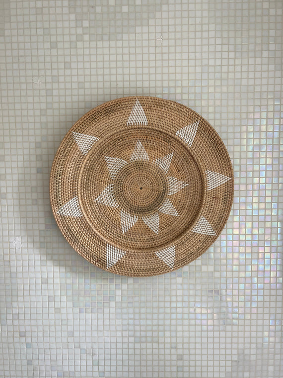 Rotan XL Muiur mand  muur bord 60 cm
