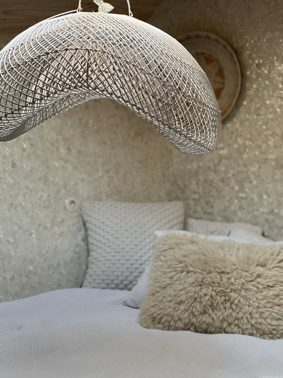 XXL cloud lamp organic shape - 120 cm - WIT