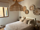 XL Handcrafted Rattan Lamp - Flower | Natural | 120 cm