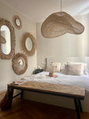 XL Handcrafted Rattan Lamp - Cloud | Natural | 100 cm