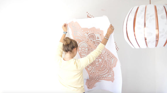 XL wall tattoo Yoga