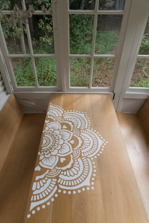 XL wall tattoo Yoga