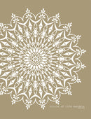 Circle of Life Mandala Stencil XL, 130x130 cm, symbolizing infinity and harmony for home décor.