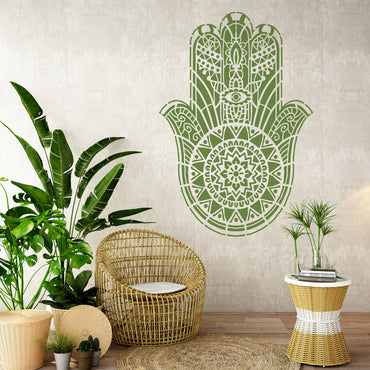 Hand of Fatima - XL Mandala Stencil