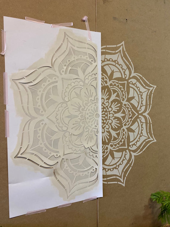 Holy Moly - XL Mandala Stencil