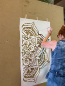 Holy Moly - XL Mandala Stencil