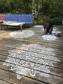 Heilige Mandala - XXL Mandala-muurstencil