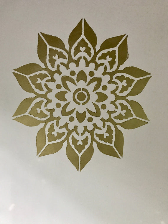 Doily Mandala Wall Stencil - Elegant Mandala Design | Mandala Stencil