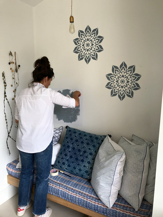 Doily Mandala Wall Stencil - Elegant Mandala Design | Mandala Stencil