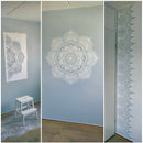 Yoga Mandala - XL mandala stencil
