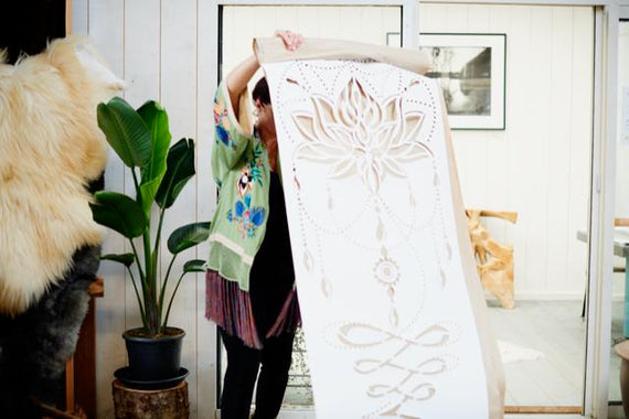 Lotus Flower of Life - XL Mandala Stencil