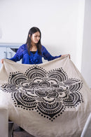 Yoga Mandala - XL mandala stencil