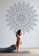 Circle of Life Mandala Stencil XL, 130x130 cm, symbolizing infinity and harmony for home décor.