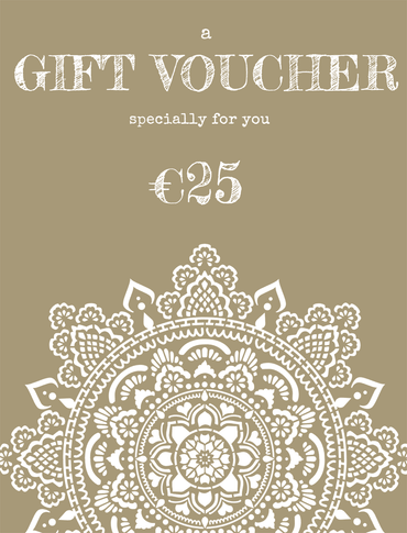 Gift Voucher for €25 - Perfect for Mandala Stencils