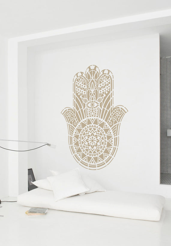 Hand of Fatima - XL Mandala Stencil