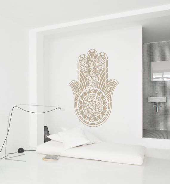 Hand of Fatima - XL Mandala Stencil