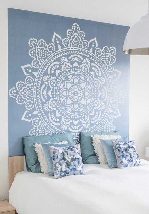 Heilige Mandala - XXL Mandala-muurstencil
