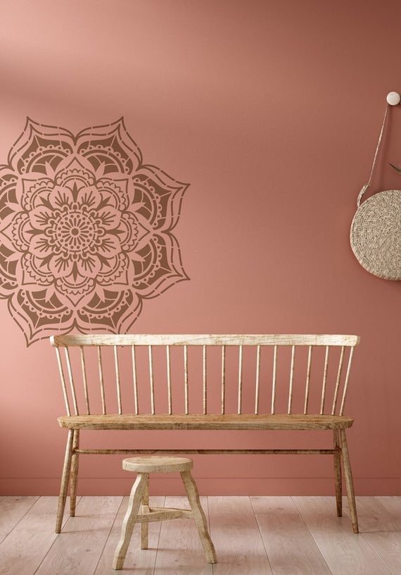 Holy Moly Mandala Stencil (130 x 130 cm) - Lasered in Amsterdam | Mandala Stencils