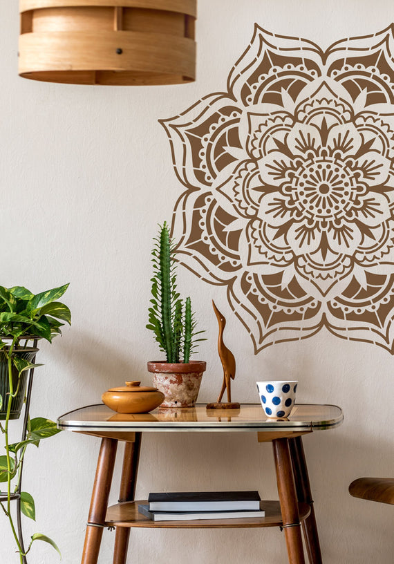 Holy Moly Mandala Stencil (130 x 130 cm) - Lasered in Amsterdam | Mandala Stencils