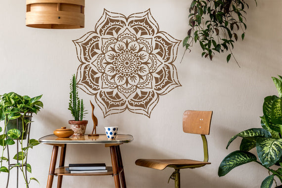 Holy Moly Mandala Stencil (130 x 130 cm) - Lasered in Amsterdam | Mandala Stencils