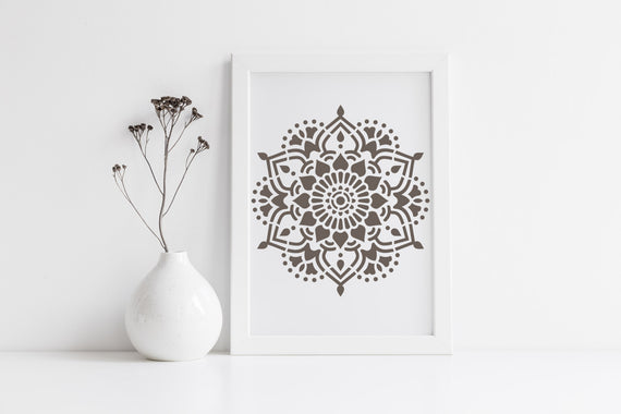 Tibet - XL Mandala Stencil