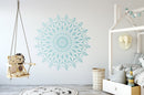 Circle of Life Mandala Stencil XL, 130x130 cm, symbolizing infinity and harmony for home décor.