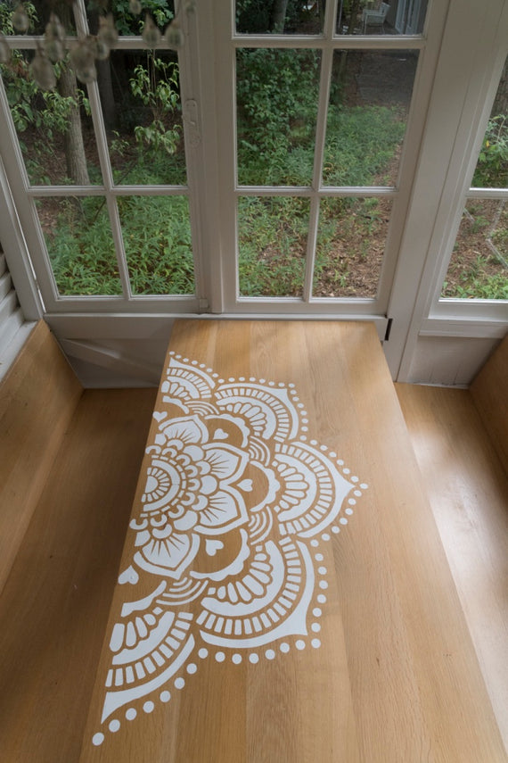 Yoga Mandala - XL mandala stencil