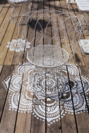 Yoga Mandala - XL mandala stencil