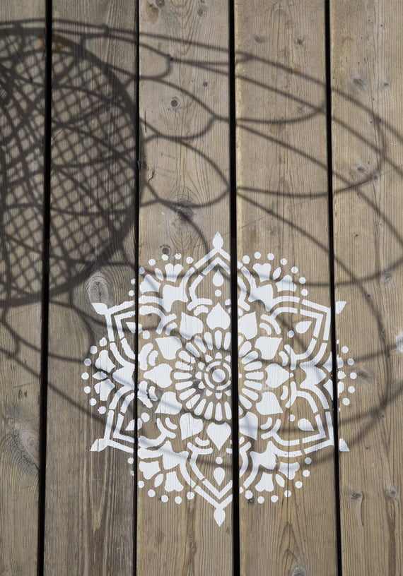 Tibet - XL Mandala Stencil