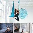 Circle of Life Mandala Stencil XL, 130x130 cm, symbolizing infinity and harmony for home décor.